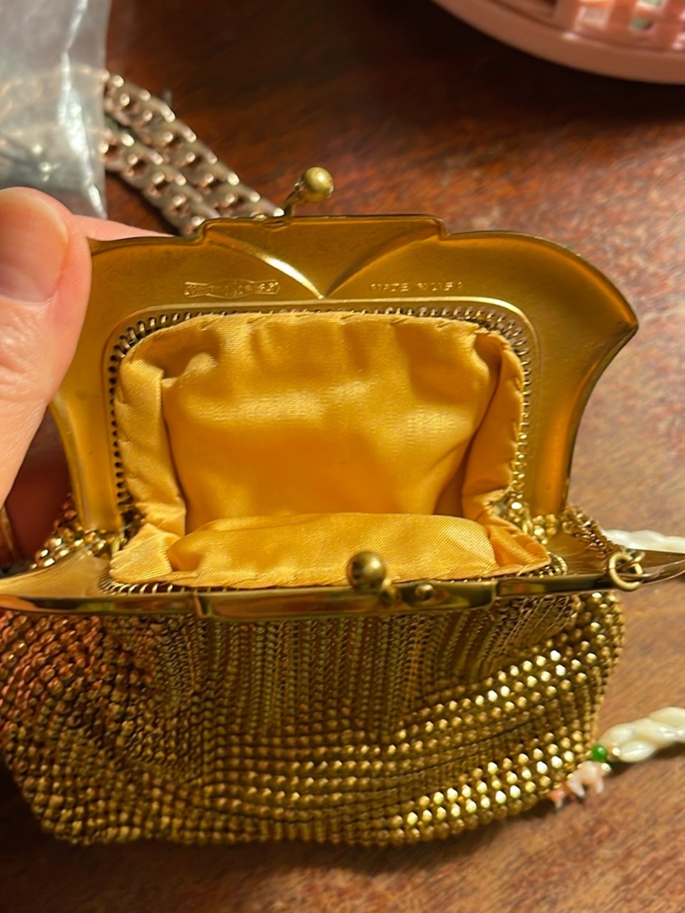 Vintage Whiting and Davis purse - Picture 2 of 4